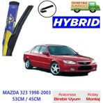 Mazda 323 RBW Hybrid 1998-2003 Silecek Takımı