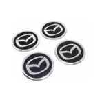 Mazda Alüminyum Yapıştırma Jant Göbeği Siyah 4'Lü 60Mm (430411411)