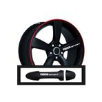 Mazda ile Uyumlu 6 İçin uyumlu Aksesuar Oto Kapı Kolu/Jant sticker 10 Adet 10 * 1,5 Cm