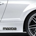 Mazda Yapıştırma Marşpiyel Yazısı Sticker 2 Adet