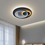 Mazel Üç Renk Kumandalı LED Plafonyer Avize - Beyaz