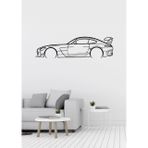 Mazemac Mercedes Amg Gt Otomobil Desenli Dekoratif Metal Duvar Süsü 50 x 15