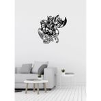 Mazemac Viking Balta Figürlü Dekoratif Metal Duvar Süsü 70 x 70