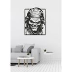 Mazemac Voodoo People Figürlü Dekoratif Metal Duvar Süsü 50 x 70