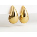 Mazen Bottega Gözyaşı Damlası Küpe - 6 mm - Gold