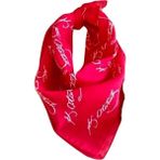 Mazen K. Atatürk Imzalı Çok Amaçlı Bandana Fular Kırmızı Renk 50X50 - Tek Beden