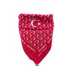 MAZEN Kırmızı Renk Çok Amaçlı Bandana Fular Türkiye Yazılı ve Ay-Yıldız ( 29 Ekim, 23 Nisan, Cumhuriyet )