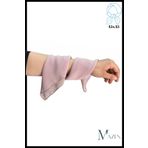 MAZEN Soft Lila Düz Renk Şifon Fular 45x45 Saç, Çanta, Bilek, Boyun Aksesuarı