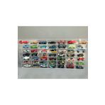 MAZERONREKLAM Kapaklı Hotwheels Araba Rafı Pleksi 49 Araçlık Model Sergileme(çerçeve Kalınığı 4 Mm )