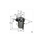 Mazot Fıltresı Kango/Clıo Iı/Mıcra Iıı/Note/Juke 1,5dcı Delıklı ( 0986tf0125)