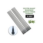 MazZ Minelli Zeytin Hasat Makinası Uyumlu Karbon Fiber Çubuk Pasolu 5 Mm. 10 Adet