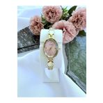 Mazzy Vintage İçi Pembe Gold Kadın Kol Saati