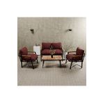 MB GARDEN FURNITURE Simetri Model, Balkon, Bahçe, Cafe, Metal Koltuk Takımı, Bahçe Takımı ,Çay Seti , 2+1+1+ Orta Sehpa
