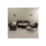 MB GARDEN FURNITURE Simetri Model, Balkon, Bahçe, Cafe, Metal Koltuk Takımı, Bahçe Takımı , Çay Seti, 3+1+1+masa