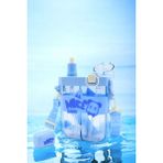 M&B Water Bottle Çift Bölmeli Nice Cool Matara Çift Kapaklı Pipetli Çocuk Suluk Okul Için Boyun Askılı Suluk - Mavi - Tekli