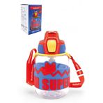 M&B Water Bottle King Tritan Pipetli Suluk, 620 ml, Kırmızı, Çocuk Okul Suluğu, BPA İçermez