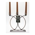 mba decor metal bending art Eskitme Bakır Paslanmaz Metal Geometrik 3 Lü Şamdan Mumluk 23cm Paslanmaz Kaplama Ev Dekorasyon