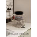 mba decor metal bending art Gümüş Metal 2 Katlı Tabaklık – Tezgah Üstü Mutfak Düzenleyici Raf Stand Organizer