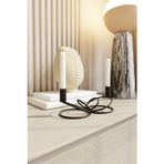 mba decor metal bending art Şimal Model Modern Siyah Black Şamdan - Paslanmaz Metal Mumluk, Ev & Ofis Dekoru İçin Şık Tasarım
