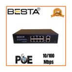 Mbb E-Ticaret 10 Port Poe Switch 10/100 Mbps 8 Port Poe BST1020