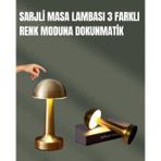 Mbb E-Ticaret %100 Kademeli Ayarlanabilir Işık – USB Şarjlı Masa Lambası