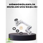 Mbb E-Ticaret 1080° Dönebilen Musluk Ucu – Su Tasarruflu, Esnek ve 360° Çift Eksenli Başlık (Kopya)