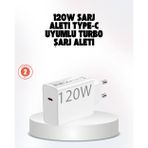 Mbb E-Ticaret 120W Güçlü Hızlı Şarj Adaptörü ve Type-C Kablo Seti – Güvenli Şarj Teknolojisi