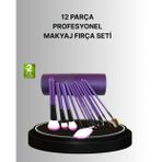 Mbb E-Ticaret 12’li Makyaj Fırça Seti Fondöten Allık Far Karıştırma İçin Tam Uyumlu