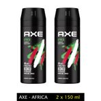 Mbb E-Ticaret 2 Adet Axe Africa Erkek Deodorant Sprey 150 ml
