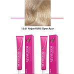 Mbb E-Ticaret 2 Li Set Premium 12.01 Yoğun Küllü Süper Açıcı - Kalıcı Krem Saç Boyası 2 X 50 G Tüp