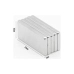 Mbb E-Ticaret 20×10×2 mm N35 Neodyum Mıknatıs – Köşeli, Nikel Kaplama (50’li Set)