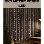 Mbb E-Ticaret 3x3 LED Şelale Perde Işık Kutlama ve Dekor Aydınlatması