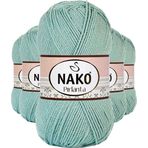 Mbb E-Ticaret 5 Adet Pırlanta Amigurumi El Örgü Ipi Yünü Çağla Yeşili 12297