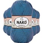 Mbb E-Ticaret 5 Adet Pırlanta Amigurumi El Örgü İpi Yünü Turkuaz 3409