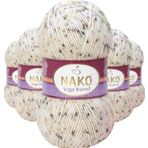Mbb E-Ticaret 5 Adet Vega Tweed Premium Akrilik El Örgü Ipi Yünü No: 31752