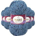 Mbb E-Ticaret 5 Adet Vega Tweed Premium Akrilik El Örgü İpi Yünü No: 31764
