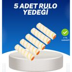 Mbb E-Ticaret 5’li Emülsiyon Boya Rulosu Duvar ve Tavan Uygulamasına Uygun