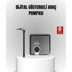 Mbb E-Ticaret 6000mAh Bataryalı Type-C Şarjlı Mini Hava Kompresörü LED Işıklı