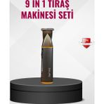 Mbb E-Ticaret 9’u 1 Arada Çoklu Bakım Tıraş Seti Profesyonel Saç Sakal Kesme