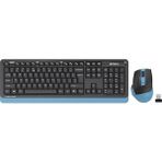 Mbb E-Ticaret A4 Tech FG1035 Mavi Q mm 2.4g Kablosuz Klavye Mouse Set