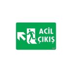 Mbb E-Ticaret Acil Çıkış Uyarı Levhasi 25X35 Kod: 947