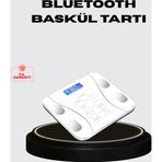 Mbb E-Ticaret Akıllı Dijital Baskül – Bluetooth Bağlantılı, 8 Ölçüm Verili, Akıllı Vücut Analiz Tartısı