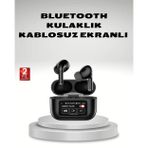 Mbb E-Ticaret Aktif Gürültü Engelleme Kablosuz Bluetooth Kulaklık–Dijital Ekranlı, Dokunmatik ve Uzun Pil Ömürlü