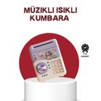 Mbb E-Ticaret ATM Tasarımlı Şifreli Işıklı Çocuk Kumbarası Mor