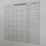 Mbb E-Ticaret Aylık Planlayıcı Manyetik Duvar Stickerı Takvim Plan Çizelgesi