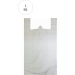 Mbb E-Ticaret Beyaz Atlet Poşet Büyük Boy 32X57 cm Takriben 72 Adet 1 kg
