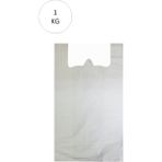 Mbb E-Ticaret Beyaz Atlet Poşet Mini Boy 20X34 cm Takriben 235 Adet 1 kg