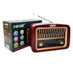 Mbb E-Ticaret BUFFER® Taşınabilir Klasik AM/FM/SW Transistör Retro Nostaljik Radyo USB Şarjlı