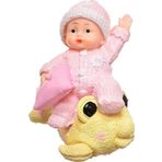 Mbb E-Ticaret Byrkrg Hediyelik Sevimli Pembe Bebek Biblo Polyester Süs Eşyası Byrnew