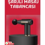Mbb E-Ticaret Derin Doku Masaj Tabancası 4 Başlık 6 Kademeli Sessiz Güç Şarjlı Kas Gevşetici